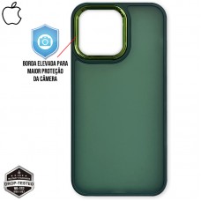 Capa iPhone 14 Pro Max - Clear Case Fosca Cangling Green